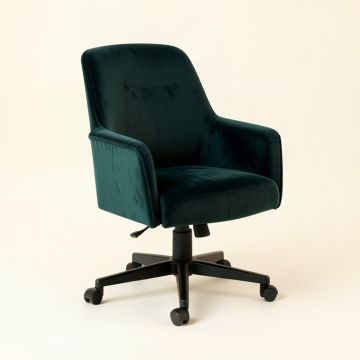 Okelly Velvet Task Chair (synthetic illustration; no displayed measurements)