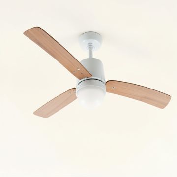 34 '' Ellmann 3 - Blade Chandelier Ceiling Fan With Remote Control And Light Kit Included (synthetic illustration; no displayed measurements)