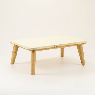 Stone Canyon Coffee Table - Cream (synthetic illustration; no displayed measurements)