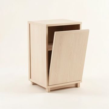 Cove Brook Freestanding Pull-Out Hamper Cabinet - Beige (synthetic illustration; no displayed measurements)