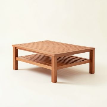 Sage Canyon Coffee Table - Terracotta (synthetic illustration; no displayed measurements)