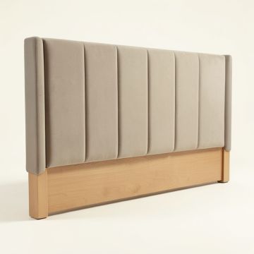 Hille Upholstered Panel Headboard (synthetic illustration; no displayed measurements)