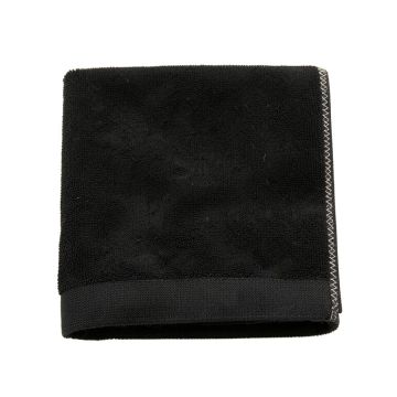 Ash Edge Bath Towel - Black
