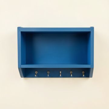 Sage Crossing Wall-Mounted Entryway Organizer Shelf - Blue (synthetic illustration; no displayed measurements)