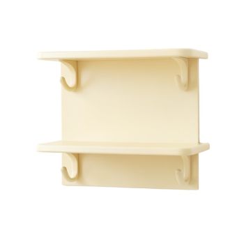 Shore Canyon Wall-Mounted Entryway Organizer Shelf - Cream