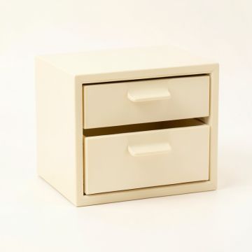 Harbor Bridge Small-Parts Storage Drawer Cabinet - Ivory (synthetic illustration; no displayed measurements)