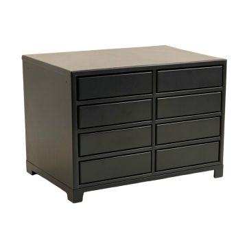 Holly Brook Small-Parts Storage Drawer Cabinet - Black