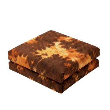 Object Silhouette Form Generated Tie Dye Effect Technique Image Duvet Cover Set