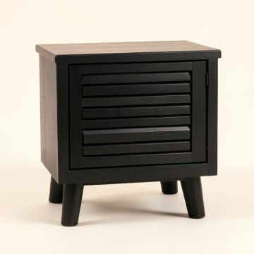 Alder Crest Nightstand - Black (synthetic illustration; no displayed measurements)