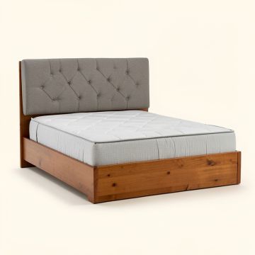 Schaffner Tufted Upholstered Platform Bed (synthetic illustration; no displayed measurements)