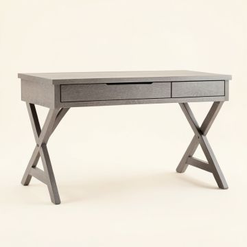 Holly Falls Writing Desk - Gray (synthetic illustration; no displayed measurements)