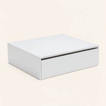 Dawn Dell Desktop Monitor Riser - White (synthetic illustration; no displayed measurements)