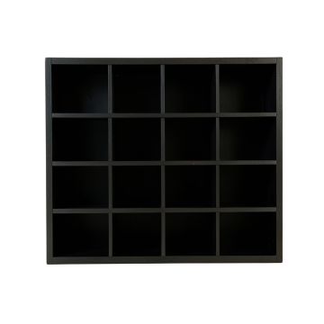 Meadow Arc Empty Mug-Storage Cabinet Insert - Black (synthetic illustration; no displayed measurements)
