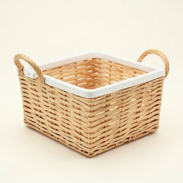 Slate Arc Empty Storage Basket - White (synthetic illustration; no displayed measurements)