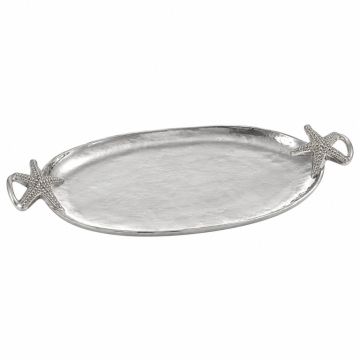 Seaside Starfish Handled Oval Platter