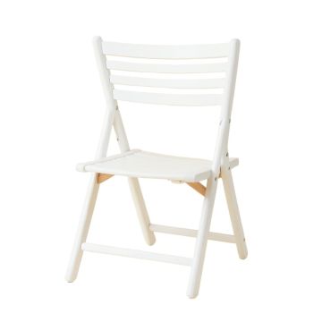 Brook Crossing Folding Outdoor Chair - White
