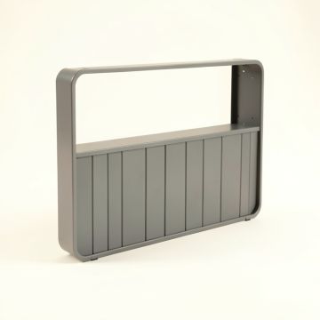 Brook Dell Narrow Outdoor Storage Bench - Gray (synthetic illustration; no displayed measurements)