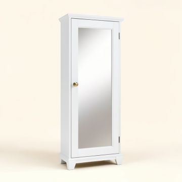 Annice Over The Door Jewelry Armoire With Mirror (synthetic illustration; no displayed measurements)