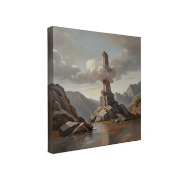 Looking Back - Wrapped Canvas Painting Print