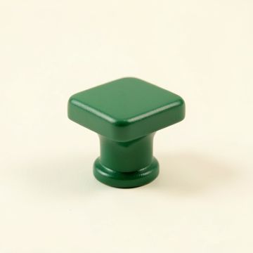Willow Crest Cabinet Knob Without Packaging - Green (synthetic illustration; no displayed measurements)