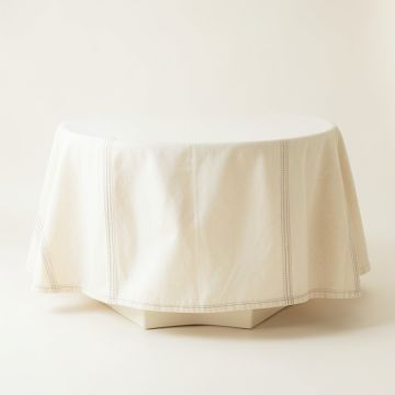 Clay Crest Flat Bed Sheet - Ivory (synthetic illustration; no displayed measurements)
