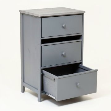 Ridge Crossing Freestanding Pull-Out Hamper Cabinet - Gray (synthetic illustration; no displayed measurements)