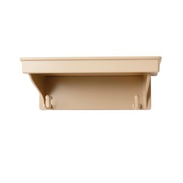 Meadow Crest Wall-Mounted Entryway Organizer Shelf - Beige