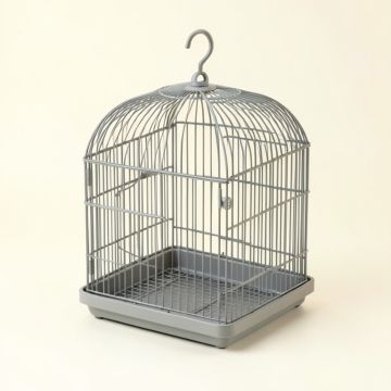 Small Play Top Bird Cage With Toy Hook (synthetic illustration; no displayed measurements)