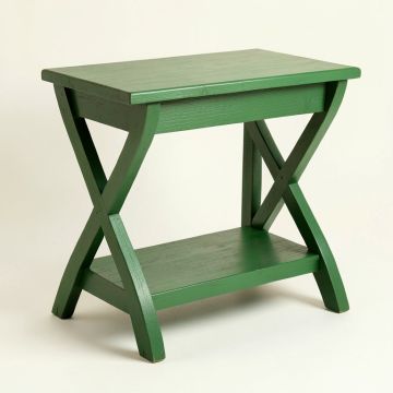 Flint Edge Side Table - Green (synthetic illustration; no displayed measurements)