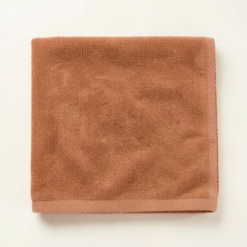 Vale Crossing Bath Towel - Terracotta (synthetic illustration; no displayed measurements)
