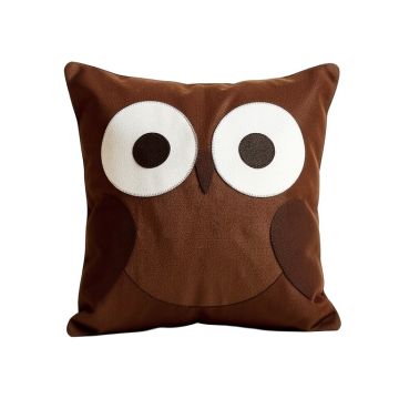 Owl Throw Pillow (synthetic illustration; no displayed measurements)