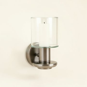 Glass And Metal Wall Sconce (synthetic illustration; no displayed measurements)