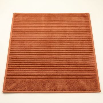 Spruce Crest Bath Mat - Terracotta (synthetic illustration; no displayed measurements)
