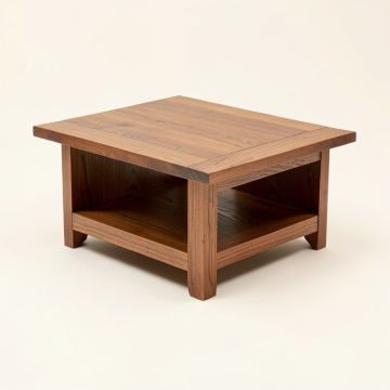 Easthampton Solid Wood Coffee Table With Storage (synthetic illustration; no displayed measurements)