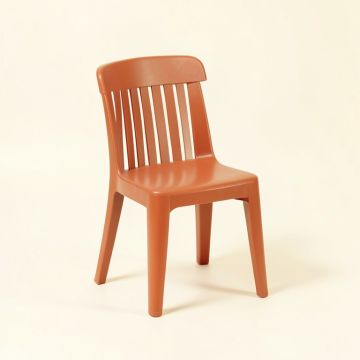 River Branch Small Chair - Terracotta (synthetic illustration; no displayed measurements)