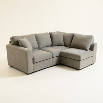 115 '' Wide Left Hand Facing Reclining Corner Sectional Sofa (synthetic illustration; no displayed measurements)