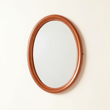 Dune Bridge Framed Wall Mirror - Terracotta (synthetic illustration; no displayed measurements)