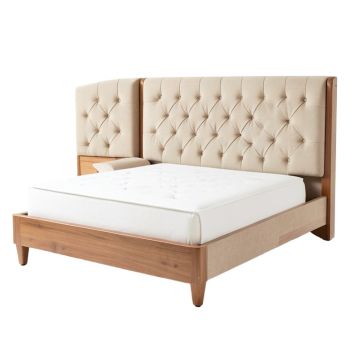 Anatolio Tufted Upholstered Panel Bed (synthetic illustration; no displayed measurements)
