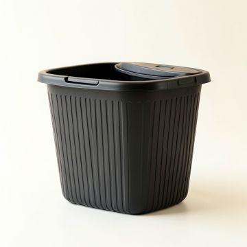 Lake Crossing Laundry Hamper - Black (synthetic illustration; no displayed measurements)