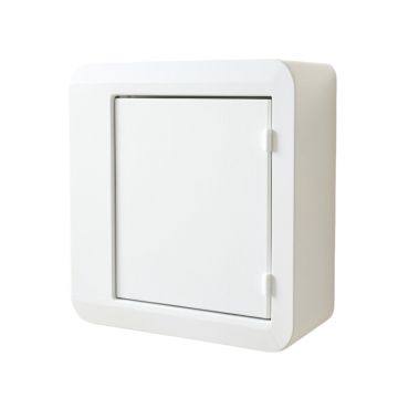 Hazel Brook Wall-Mounted Laundry Cabinet - White