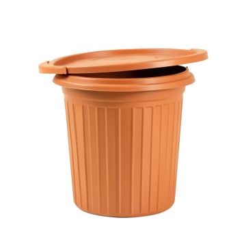 Laurel Brook Closed Garden Compost Bin - Terracotta (synthetic illustration; no displayed measurements)