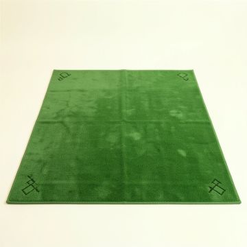 Ash Bend Rectangular Area Rug - Green (synthetic illustration; no displayed measurements)