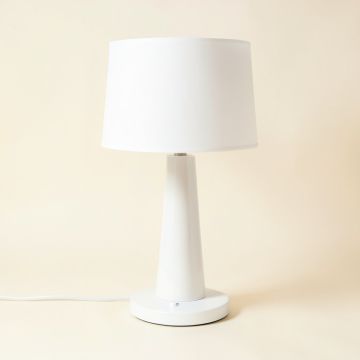Adelphie 28.5 '' White Table Lamp (synthetic illustration; no displayed measurements)
