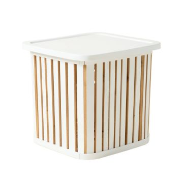 Spruce Bluff Laundry Hamper - White