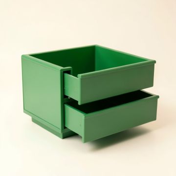 Cedar Arc Small-Parts Storage Drawer Cabinet (synthetic illustration; no displayed measurements)