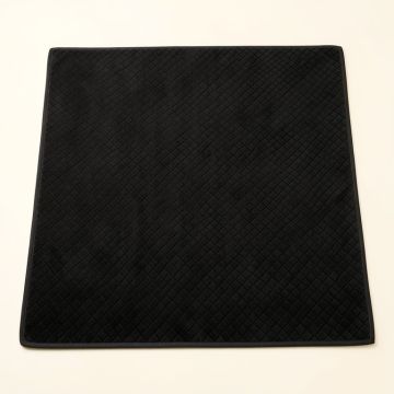 Maple Crest Bath Mat - Black (synthetic illustration; no displayed measurements)