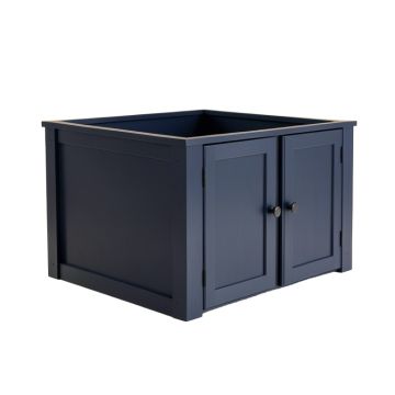 Aspen Field Empty Furniture-Style Litter Enclosure - Navy