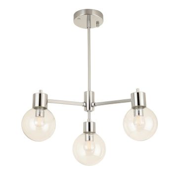 Ebern Designs 664E08763B414Ef29711879C73E33E63 Three Light Pendant Primo Heifner Chrome