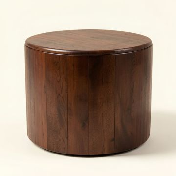 Mccumber Drum Coffee Table (synthetic illustration; no displayed measurements)
