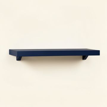 Linden Bridge Wall-Mounted Shelf - Navy (synthetic illustration; no displayed measurements)